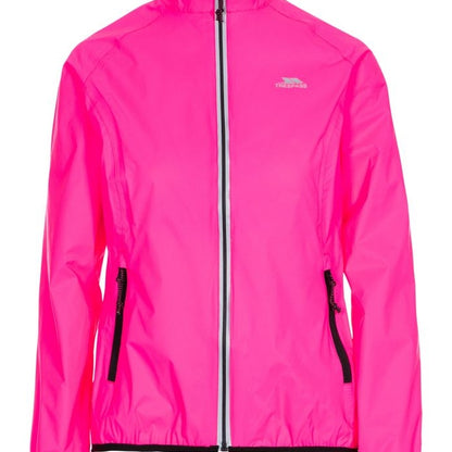 Trespass Beaming Women's Hi-Vis Waterproof Packaway Jacket