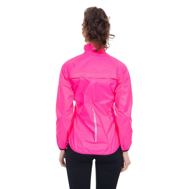 Trespass Beaming Women's Hi-Vis Waterproof Packaway Jacket