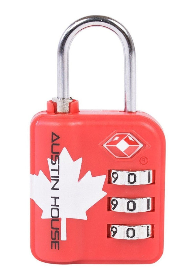 Austin House TSA Canada Luggage lockTravel Accessories