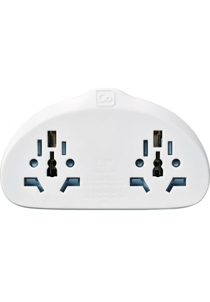 Go Travel World - UK Duo Adapter plus USBAdapter