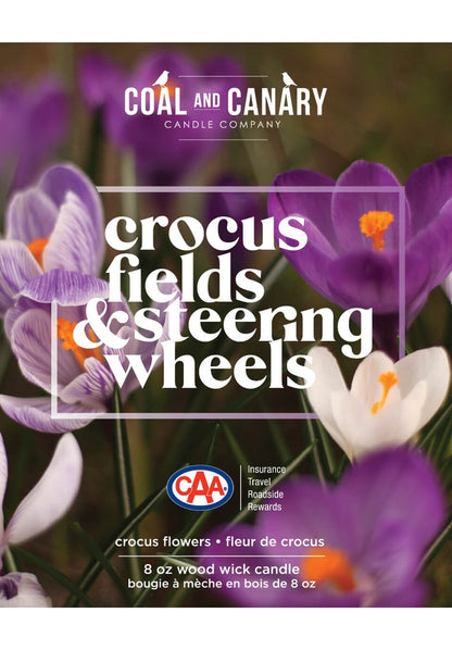 CAA Exclusive: Coal and Canary - Crocus Fields & Steering WheelsCandles