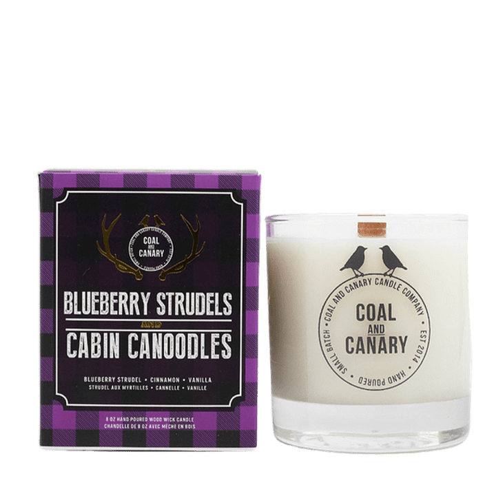 Coal And Canary Candles - Cabin CollectionCandleBlueberry Strudels and Cabin Canoodles