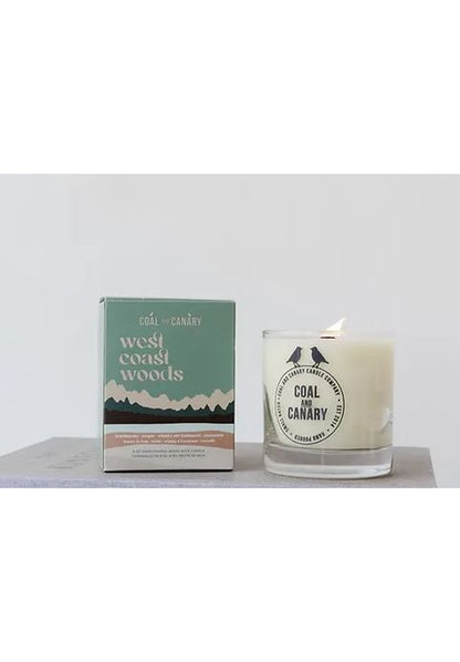 Coal and Canary Candles - Canadiana CollectionCandlesWest Coast Woods