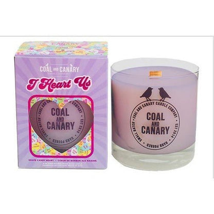 Coal and Canary Candles - Candy Hearts CollectionCandleI Heart Us