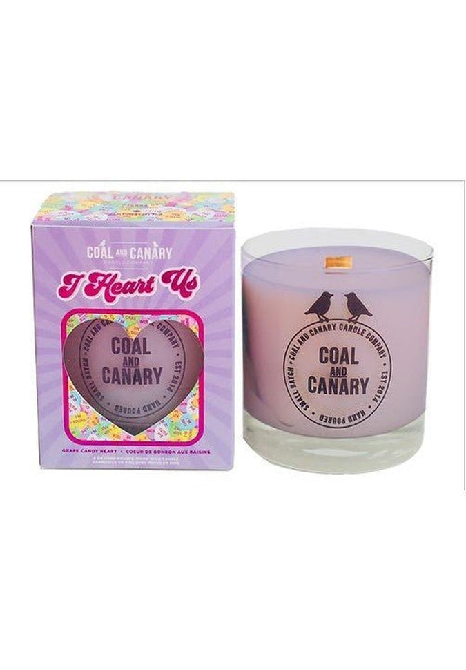 Coal and Canary Candles - Candy Hearts CollectionCandleI Heart Us