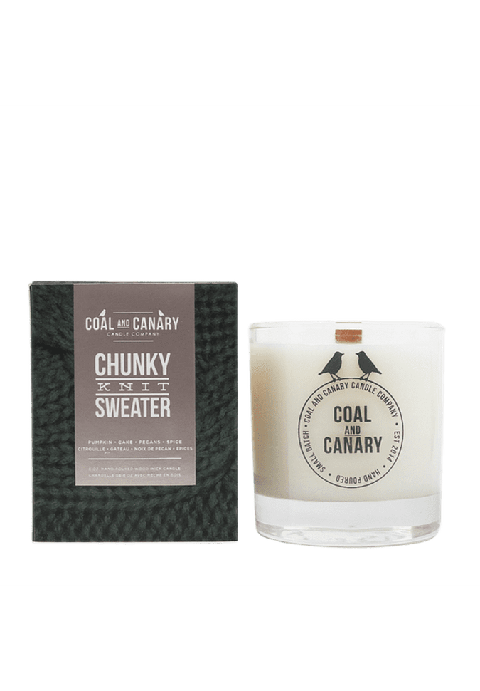 Coal and Canary Candles - Sweater Weather CollectionCandleChunky Knit Sweater