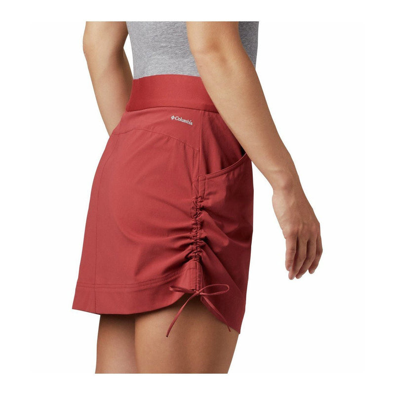 Columbia Front and Back Wrap Skort Skirt Attached Shorts Elastic