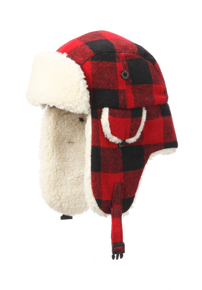 Crown Cap Buffalo Check AviatorHatsMedium