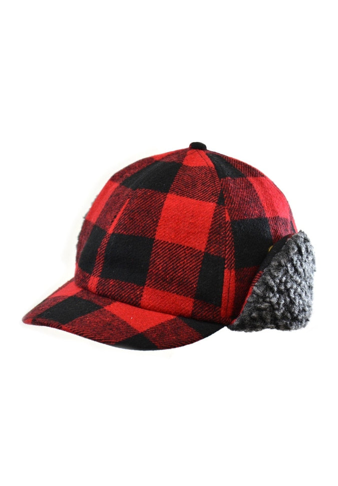 Crown CapCrown Cap Wool Blend Buffalo Check CapHats1018760