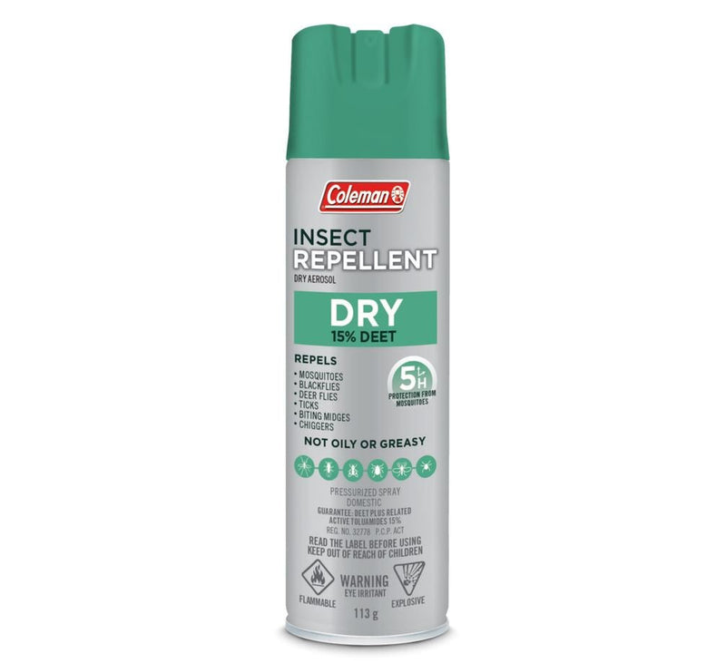 CSI SportsColeman Insect Repellent - Dry Aerosol 15% DEETSkin Insect Repellent1017787