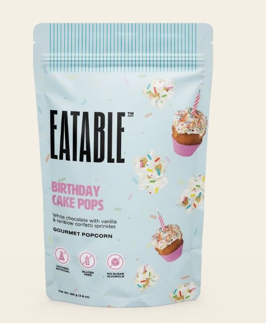 EatableEatable Birthday Cake Pops Gourmet PopcornFood1020727