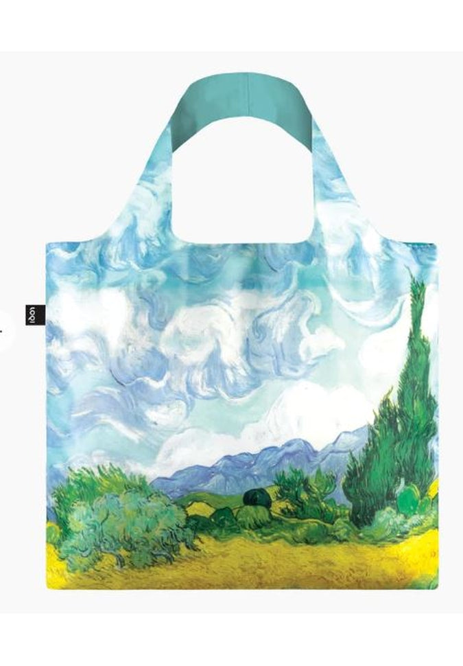 LOQI Reusable Tote - 26 PrintsTote BagVincent Van Gogh A Wheat Field with Cypresses