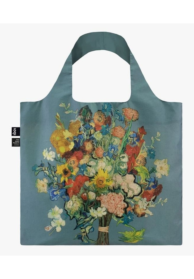 LOQI Reusable Tote - 26 PrintsTote BagVincent Van Gogh 50th Anniversary Bouquet