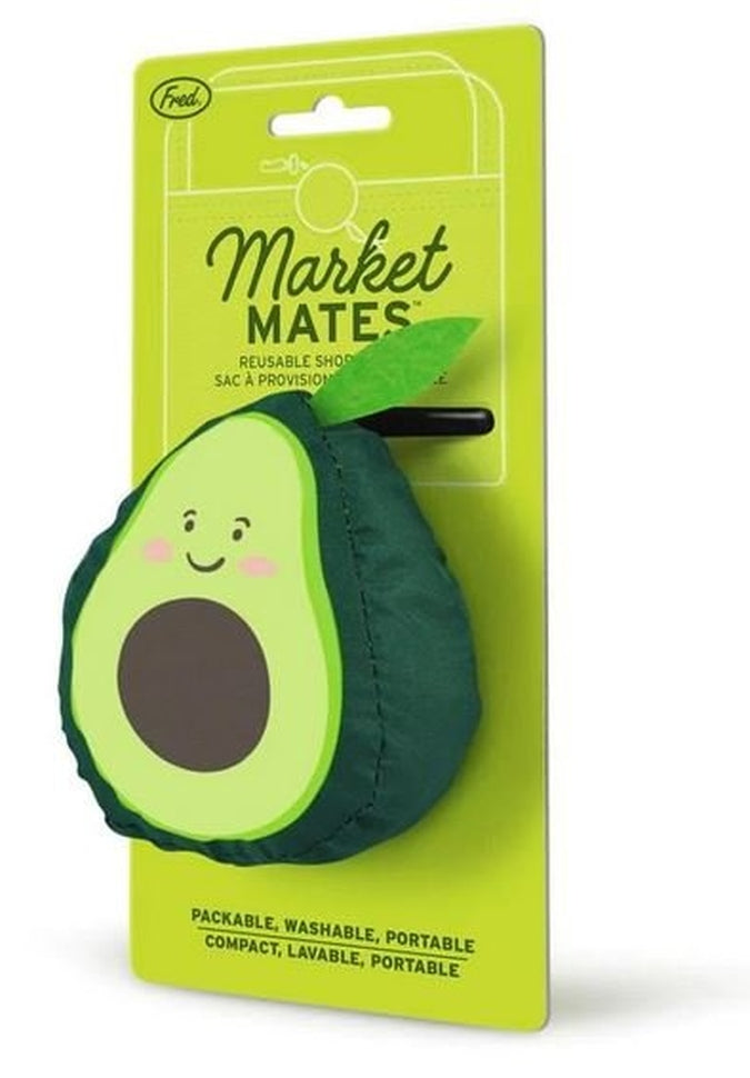 Fred - Market Mates Reusable Shopping BagTote BagAvocado