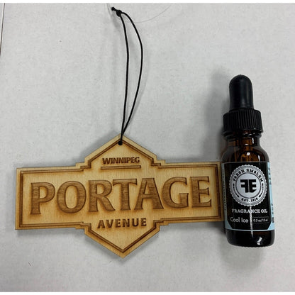 Fresh Emblem Rescentable Wood Car Air Freshener - BundleVehicle Air FreshenersPortage & Main Cool Ice Bundle