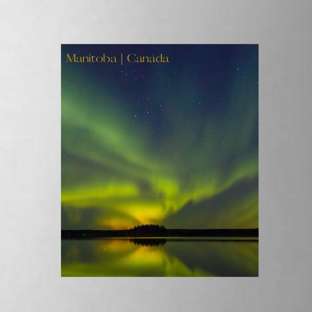 From My Angle Photography - MagnetsRefrigerator MagnetsNorthern Lights Lake