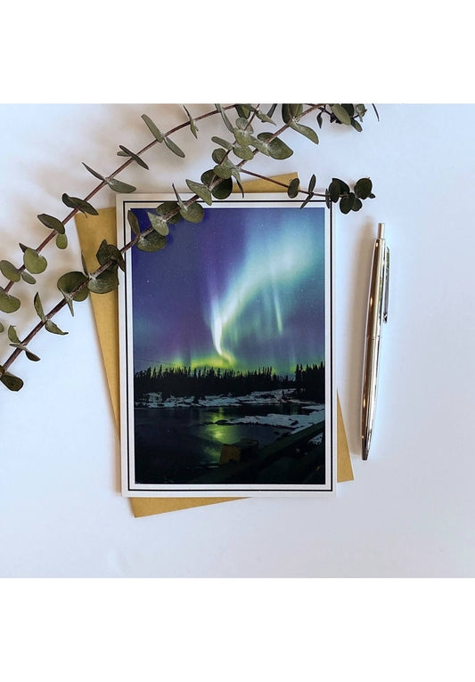 Product Image – From My Angle Photography - NotecardsNote CardNorthern Lights - Sasagiu