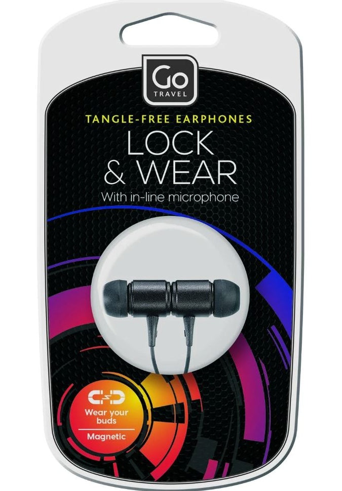 Go Travel Lock & Wear Tangle Free EarphonesTravel Accessories