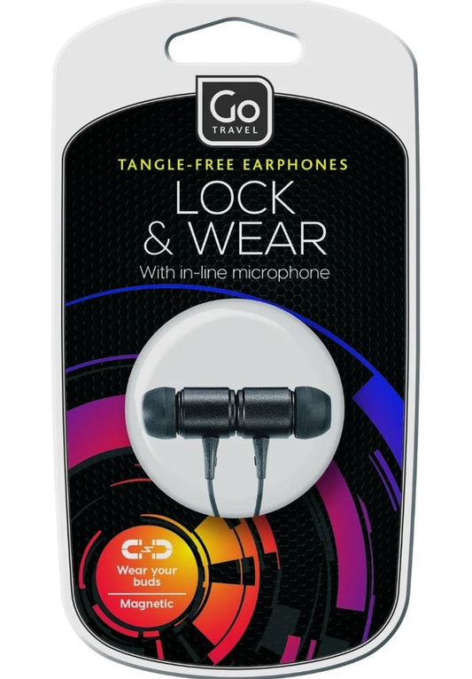 Product Image – Go Travel Lock & Wear Tangle Free EarphonesTravel Accessories