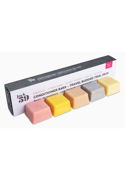 Jack59 Travel Size Conditioner Trial PackShampoo Bar