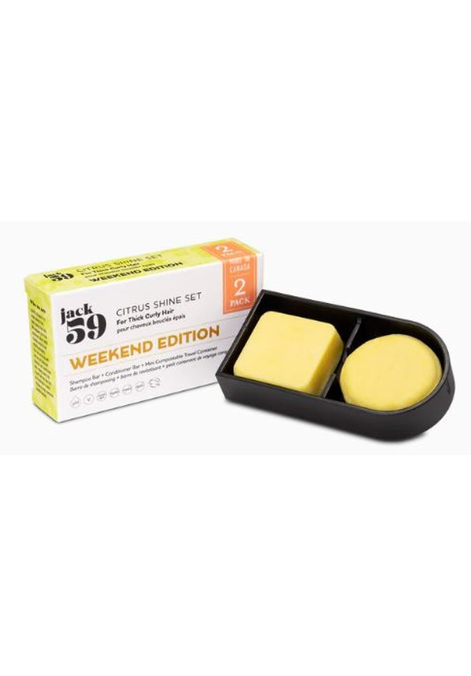 Jack59 Weekend Edition Travel SetShampoo BarCitrus Shine