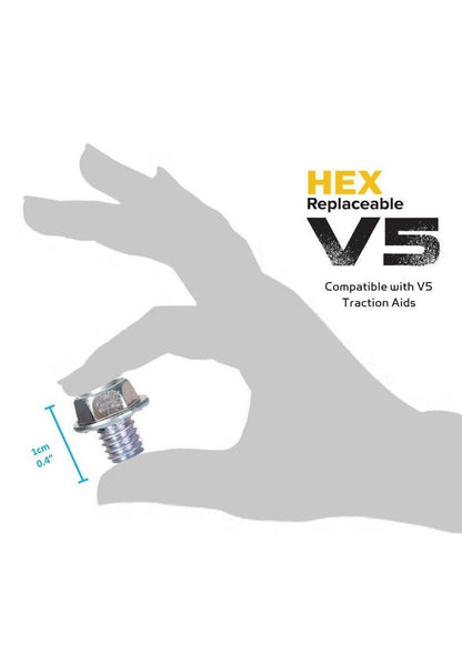 Icetrax Hex Replacement Spikes for V5 Ice CleatsIceTrax