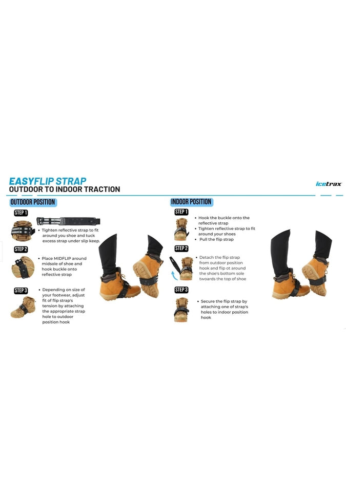 Icetrax Midflip Mid - Sole Ice CleatsIceTrax