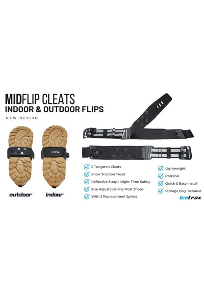 Icetrax Midflip Mid - Sole Ice CleatsIceTrax