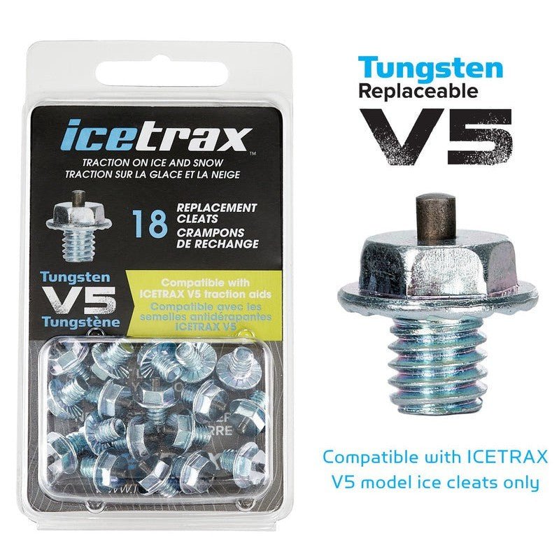 Icetrax Tungsten Replacement Spikes For V5 Ice CleatsIceTrax