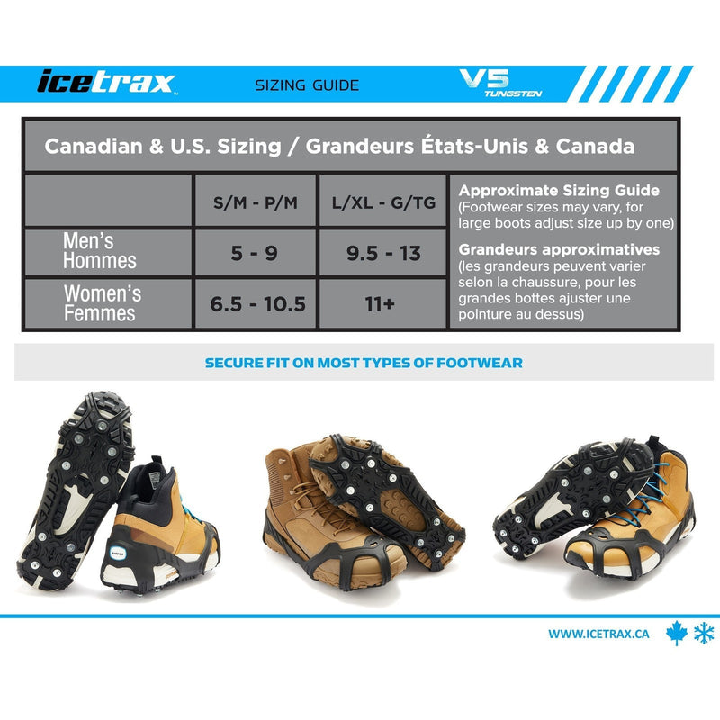 Jovi SportsIcetrax V5 Tungsten Ice Cleats with Replaceable SpikesIceTrax1016171