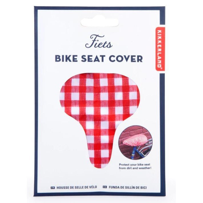 Kikkerland Bike Seat CoverBicycle AccessoriesGingham