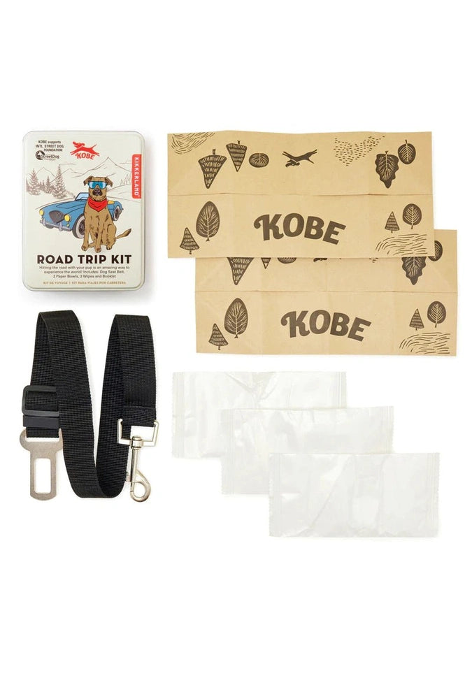 Kikkerland Kobe Road Trip KitPet Accessories