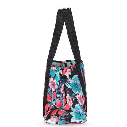 Lug Rover Mini ToteTote BagBoho Floral Black