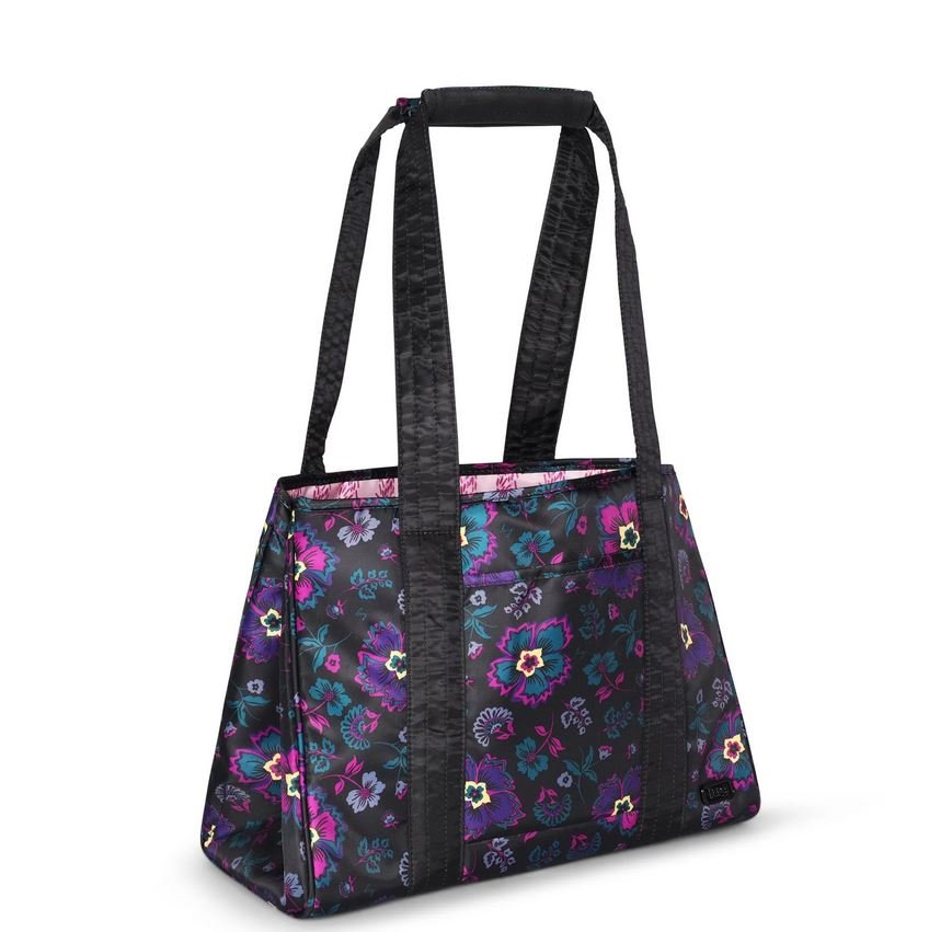 Lug Rover Mini ToteTote BagBoho Floral Black