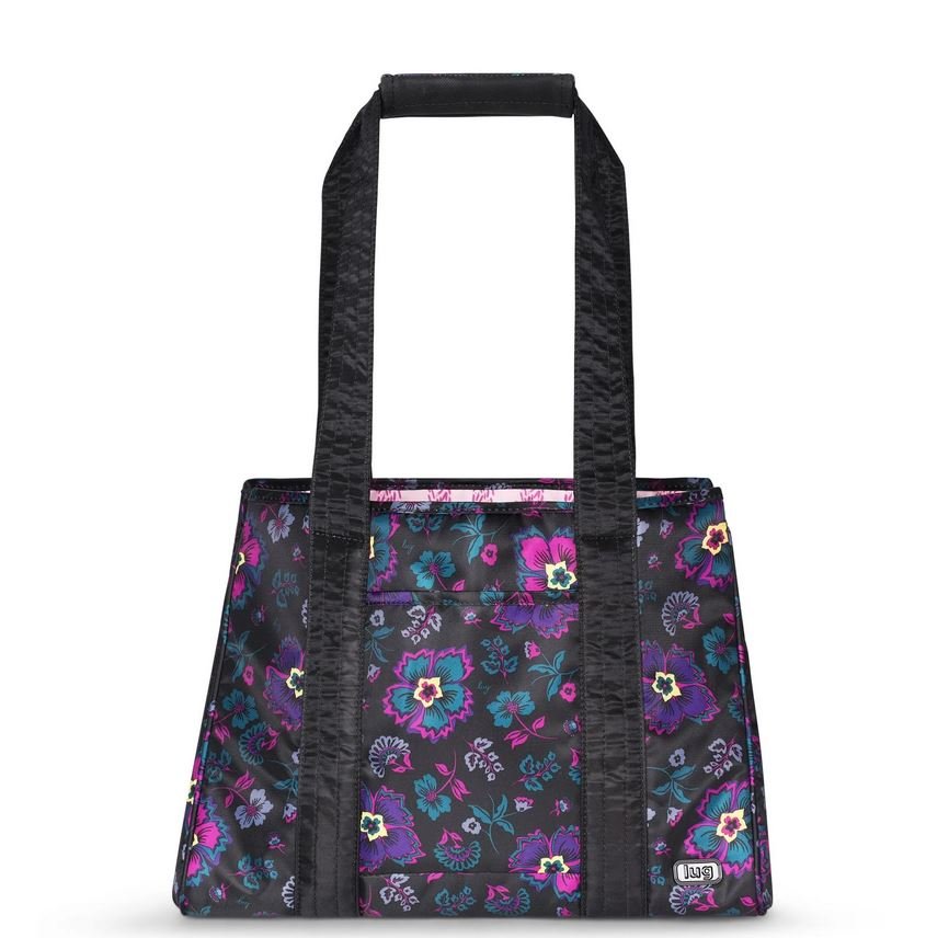 Lug Rover Mini ToteTote BagBoho Floral Black