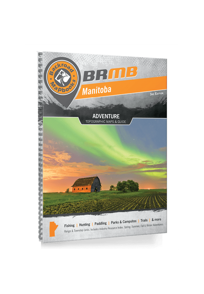 MapArt Backroad Mapbook - Manitoba 3rd EditionMap