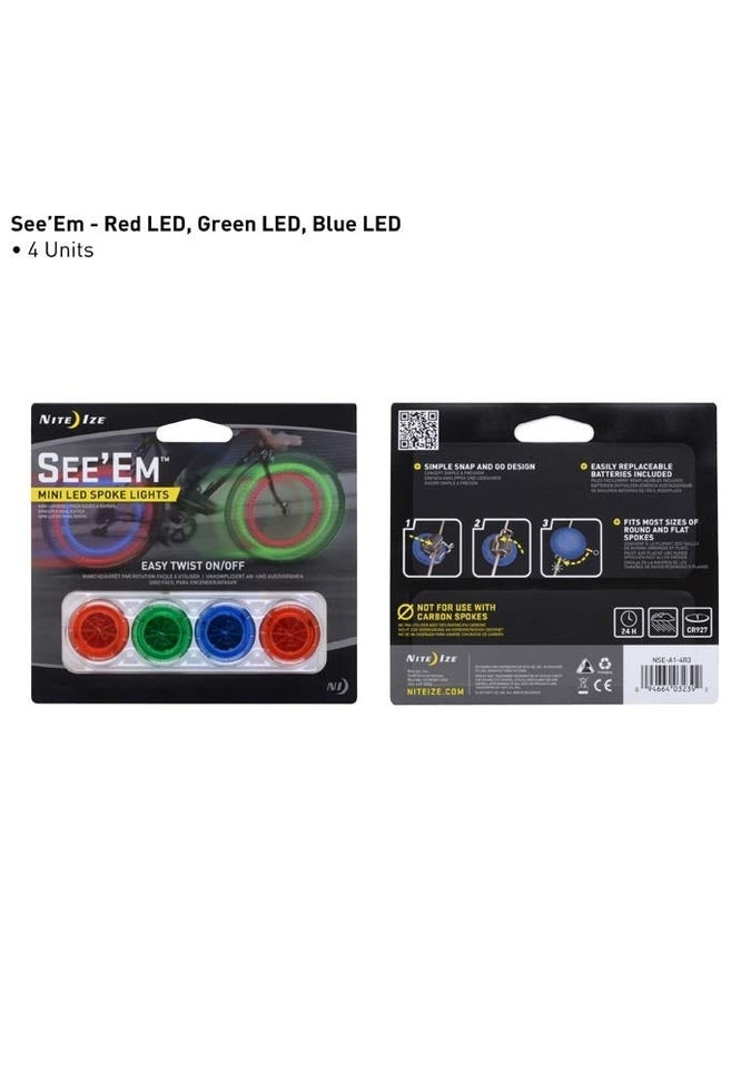 Nite Ize SEE'EM™ MINI SPOKE LIGHTS