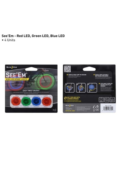 Nite Ize SEE'EM™ MINI SPOKE LIGHTS