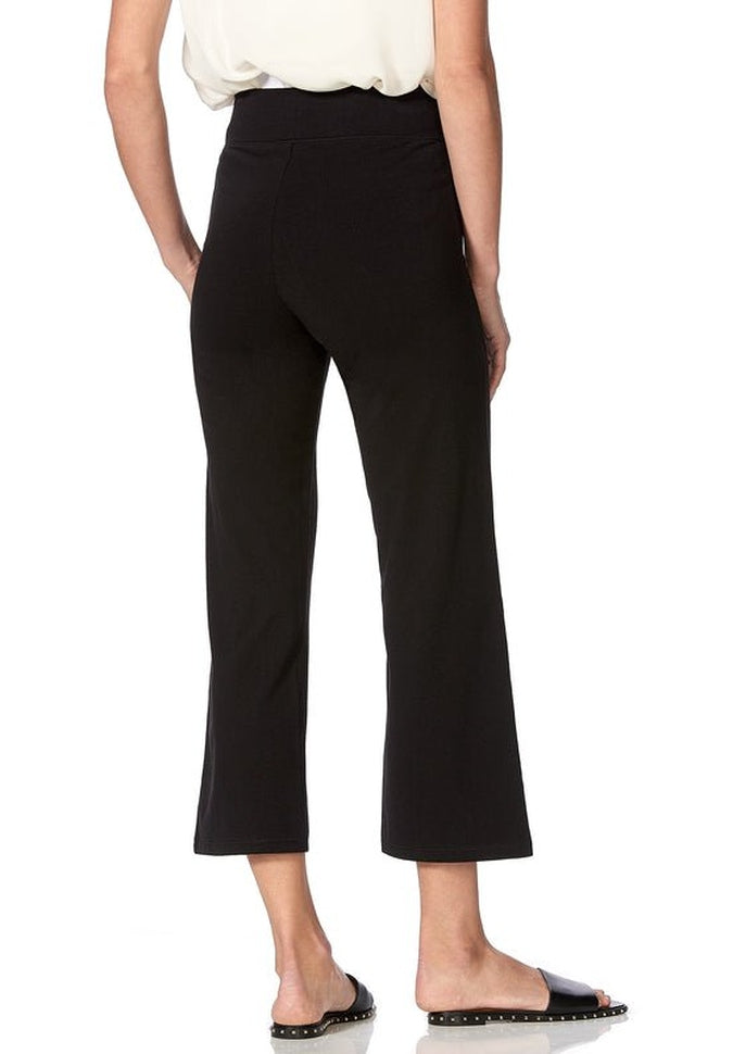 HUE Curbside Cropped Wide LegPantsBlackSmall