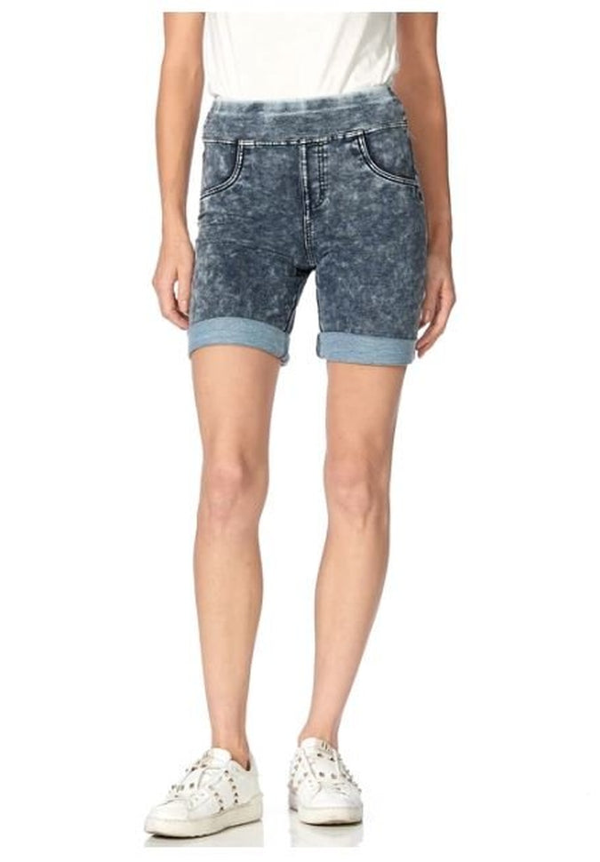 HUE Game Changing Bermuda Short - Size Small OnlyShortsSmallDark Rinse Wash