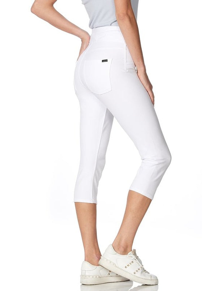 HUE Game Changing Hi - Rise Capri LeggingLeggingsChambrayXL