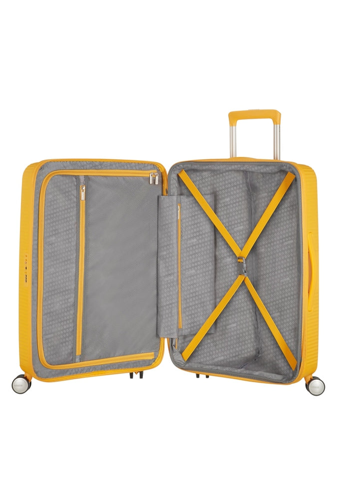 American Tourister Curio Spinner LargeLuggageYellow