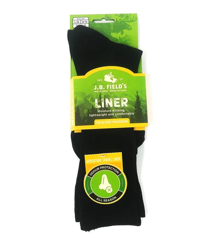 J.B. Field's - Adventure Travel Quick-Dry Liner Sock - 2 pairs