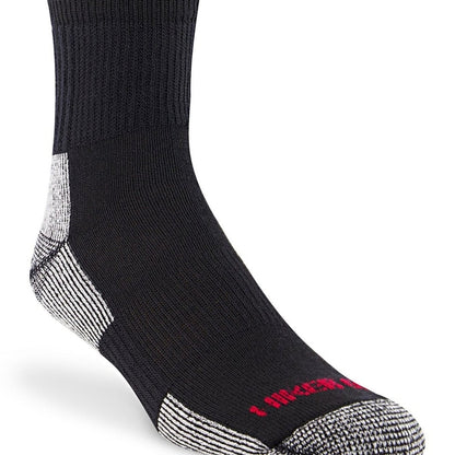 J.B. Field's - "Hiker GX" 74% Merino Wool Low - Cut SocksocksSolid BlackMedium