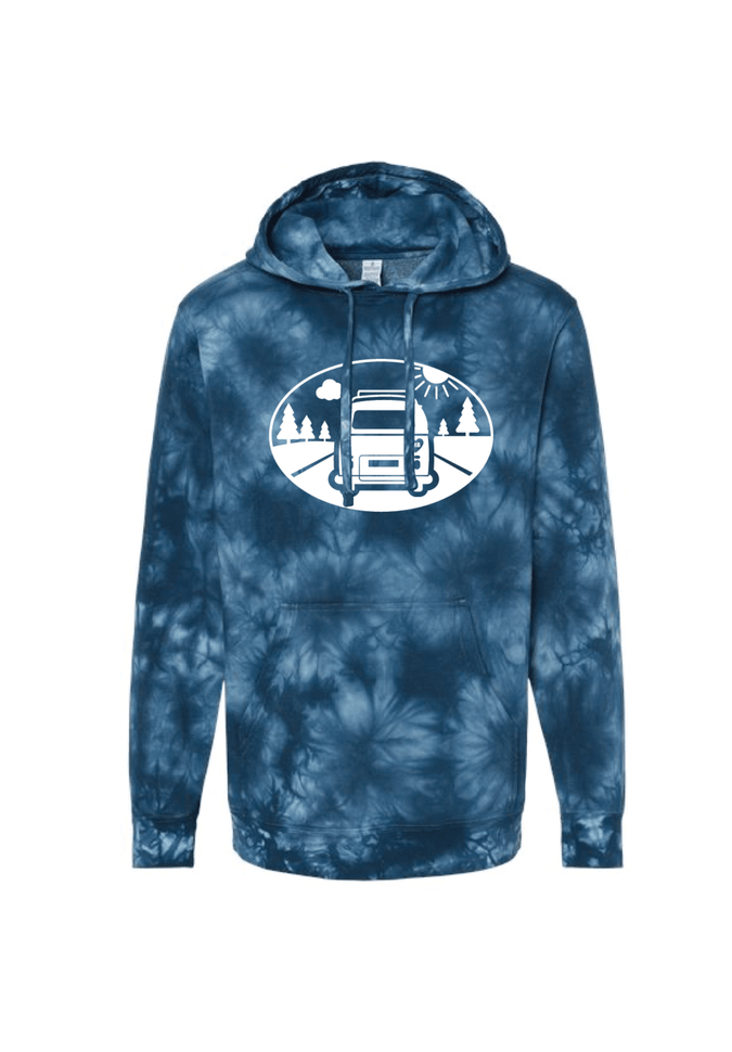 CAA Exclusive: We Heart Winnipeg Open Roads Hoodie Navy Tie DyeShirts & TopsSmall